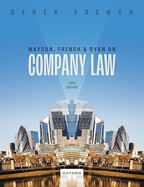 Mayson, French, and Ryan on Company Law (38th Edition) - Orginal Pdf
